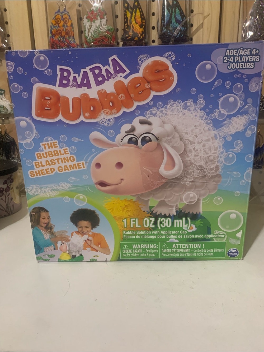 Hasbro Baa Baa Bubbles Game - Blue & White Sheep